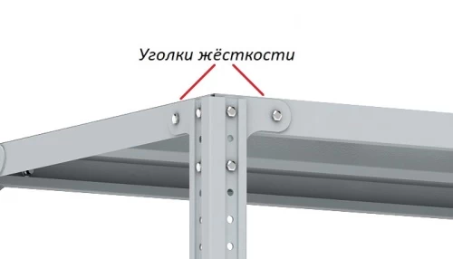 Стеллаж металлический Титан МС-750 2300x1000x700/4